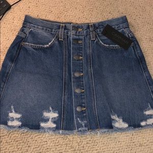 Never worn carmar jean skirt bought from LF